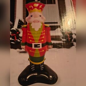 Inflatable Nutcracker Soldier Holiday Decor